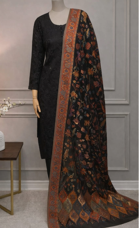 Black Kani Shawl
