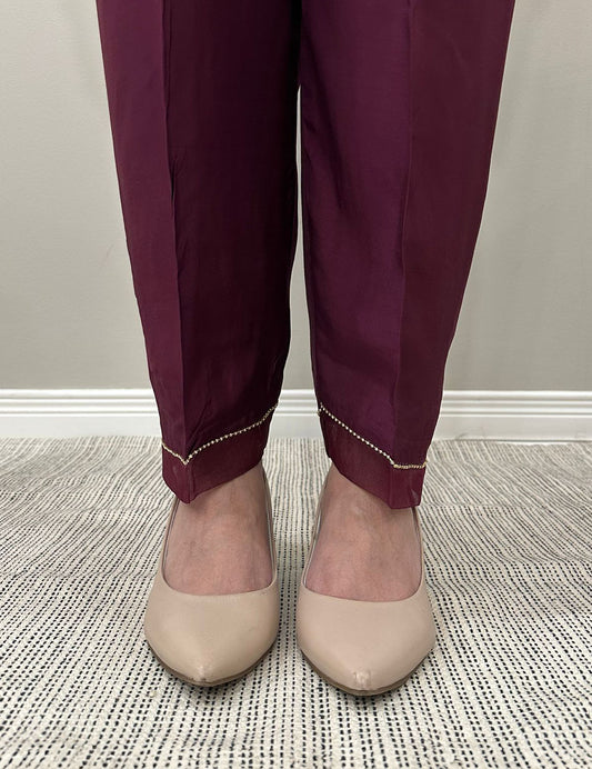 Magenta Trouser