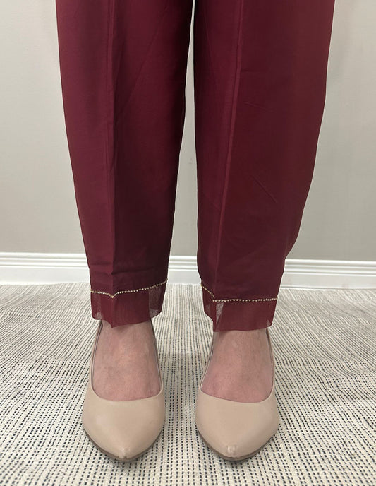 Maroon Trouser