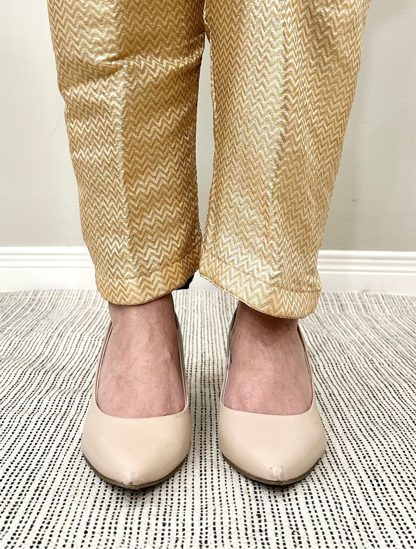 Golden Banarsi Trouser