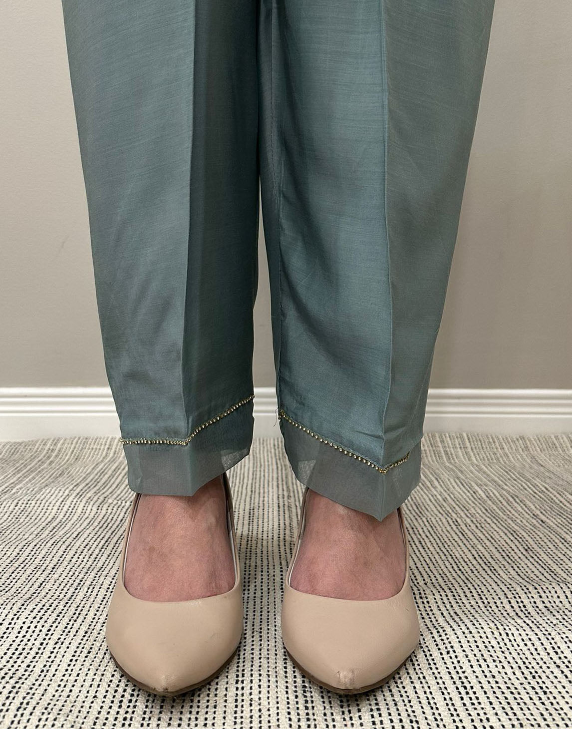 Aqua Blue Trouser