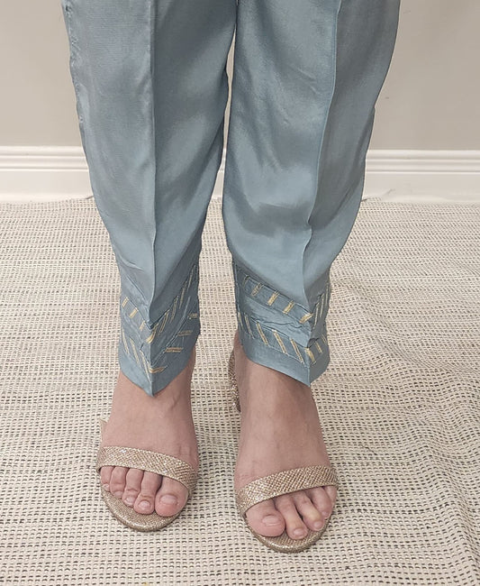 Aqua Blue Trouser