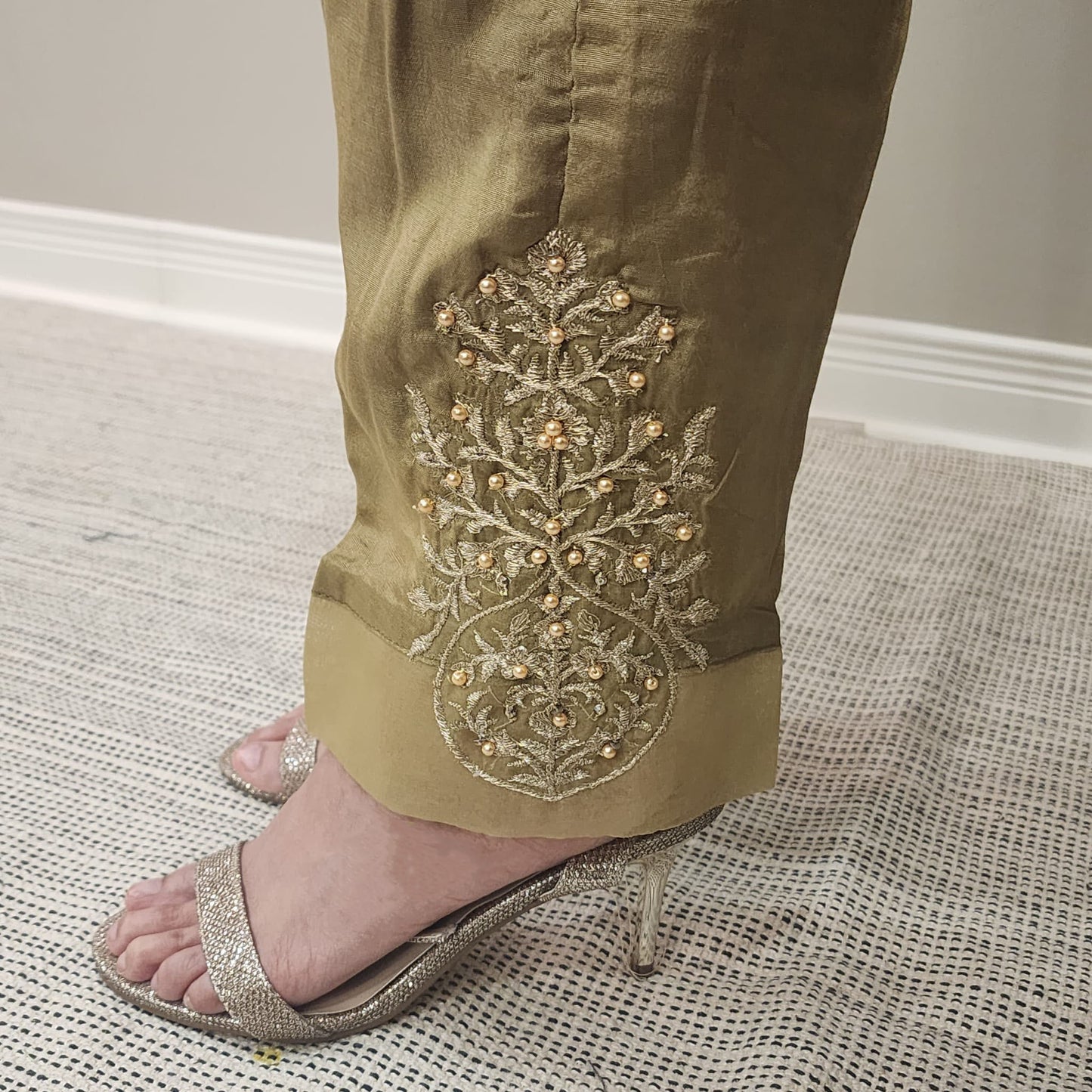 Mehndi Green Trouser