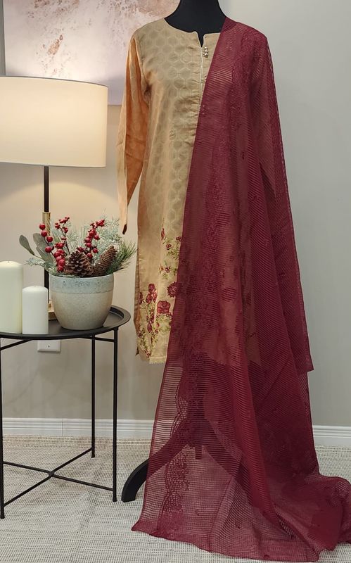 MAROON DUPATTA