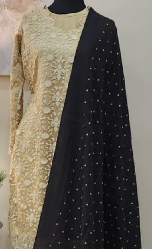 BLACK GOLD DUPATTA