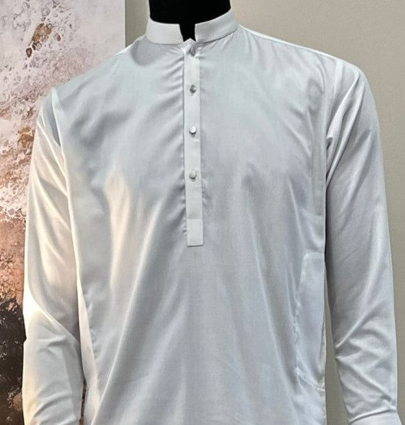 White and white kurta pajama sale