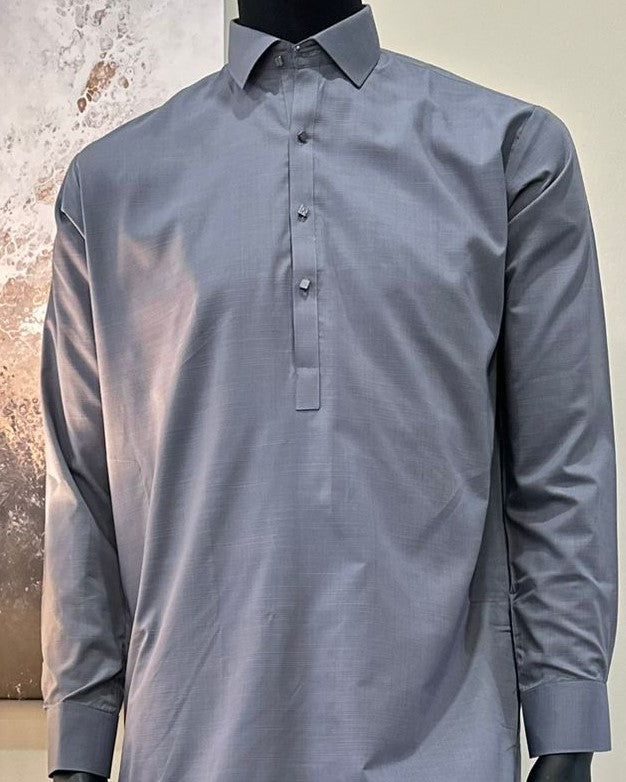 Grey Kameez Shalwar