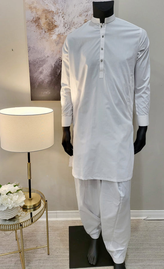 White Kurta Shalwar