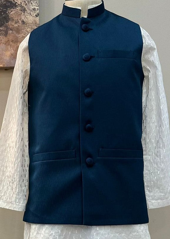 Boys Blue Waistcoat