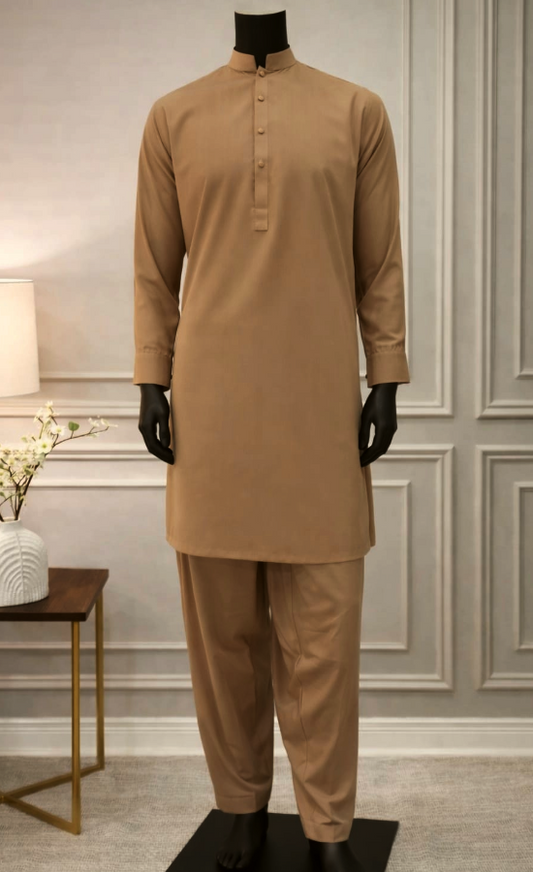Brown Kurta Shalwar