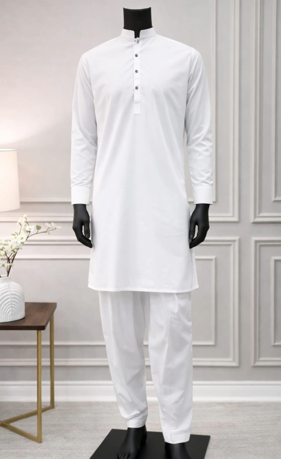 White Kurta Shalwar