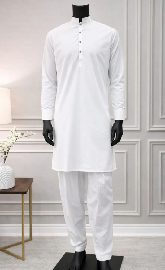 White Kurta Shalwar
